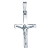 Sterling Silver Necklace - 925 Silver Stamped Crucifix - by Hearts Forever Jewellers