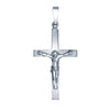 Sterling Silver Necklace - 925 Silver Stamped Crucifix - by Hearts Forever Jewellers