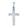 Sterling Silver Diamond Necklace - 925 Silver Stamped Diamond Cut Cross - by Hearts Forever Jewellers