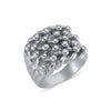 Sterling Silver Ring - 925 Silver Five Row Keeper Ring - by Hearts Forever Jewellers
