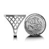 Sterling Silver Ring - 925 Silver Half St George Ring - by Hearts Forever Jewellers