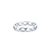 925 Silver Rhodium CZ Set Dress Ring