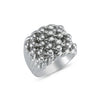 925 Silver Five Row Keeper Ring