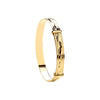Bracelet - Y/G D/C Expandable Baby Bangle - by Hearts Forever Jewellers