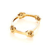 Bracelet - Y/G Solid 4 Piece Bone Baby Bangle - by Hearts Forever Jewellers