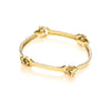Bracelet - Y/G 4 Piece Bone Ladies Bangle - by Hearts Forever Jewellers