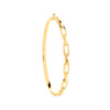 Bracelet - Y/G Paper Clip Ladies Bangle - by Hearts Forever Jewellers