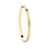 Bracelet - Y/G Greek Key Ladies 4.2mm Bangle - by Hearts Forever Jewellers