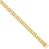 Bracelet - Y/G 10mm Fancy Link Ladies/Gents Bracelet - by Hearts Forever Jewellers