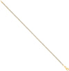 Y/G 2.1mm Round CZ Ladies Tennis Bracelet