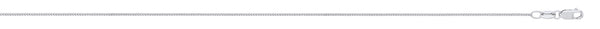 Platinum Necklace - Platinum 0.9mm Curb Chain - by Hearts Forever Jewellers
