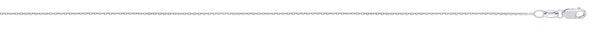 Platinum Necklace - Platinum 1.0mm Rolo Chain - by Hearts Forever Jewellers