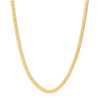 Necklace - Y/G Ribbed 7mm Omega Snake Necklace/Bracelet - by Hearts Forever Jewellers