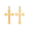 Jewellery - Y&W/G Russian Orthodox Cross - by Hearts Forever Jewellers