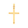 Jewellery - Y/G Plain Small Cross - by Hearts Forever Jewellers