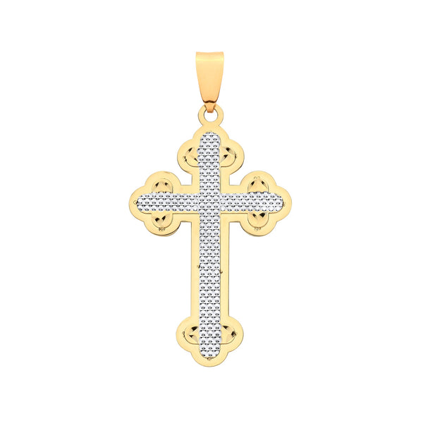 Jewellery - YW/G Vintage Orthodox D/C Cross - by Hearts Forever Jewellers