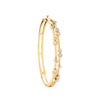 18k Yellow Gold Diamond Bracelet - 18ct Yellow Gold 1.00ctw Dress Diamond Bangle - by Hearts Forever Jewellers