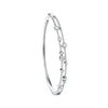 18k Yellow Gold Diamond Bracelet - 18ct White Gold 1.00ctw Dress Diamond Bangle - by Hearts Forever Jewellers