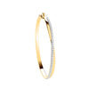 9k Yellow Gold Bracelet - 9ct Yellow Gold 1.00ctw Bangle - by Hearts Forever Jewellers