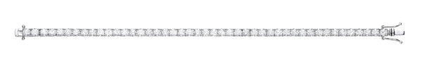 18k Yellow Gold Diamond Bracelet - 18ct White Gold 10.00ct Diamond Tennis Bracelet - by Hearts Forever Jewellers