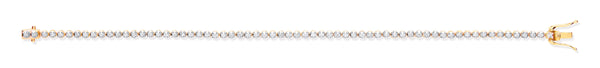 18k Yellow Gold Diamond Bracelet - 18ct Yellow Gold 1.00ctw Diamond Tennis Bracelet - by Hearts Forever Jewellers