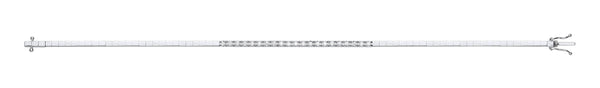 9k Yellow Gold Bracelet - 9ct White gold half eternity 0.33ct tennis bracelet - by Hearts Forever Jewellers