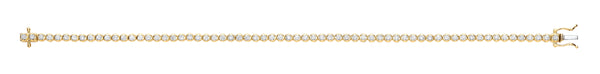 18k Yellow Gold Diamond Bracelet - 18ct Yellow Gold 2.00ct Diamond Tennis Bracelet - by Hearts Forever Jewellers