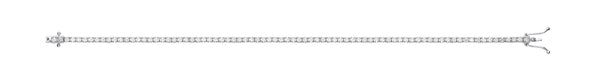 18k Yellow Gold Diamond Bracelet - 18ct White 4 claws 3.00ct Diamond Tennis Bracelet - by Hearts Forever Jewellers
