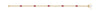9k Yellow Gold Diamond, Ruby Bracelet - 9ct Yellow Gold bracelet 0.40ct Diamond 1.15ct Ruby - by Hearts Forever Jewellers