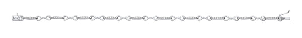 9k Yellow Gold Diamond Bracelet - 9ct White gold bracelet 0.50ct diamonds - by Hearts Forever Jewellers