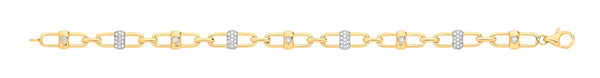 9k Yellow Gold Bracelet - 9ct Yellow Gold 0.38ctw Bracelet - by Hearts Forever Jewellers