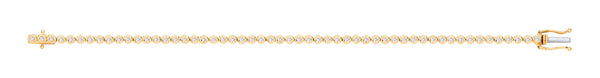 9k Yellow Gold Bracelet - 9ct Yellow Gold 1.00ctw Tennis Bracelet - by Hearts Forever Jewellers