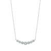 18k Yellow Gold Necklace - 18ct White Gold Necklace 0.50ctw - by Hearts Forever Jewellers