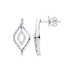 9k Yellow Gold Ring - 9ct White Gold 0.25ct Dia Drop Earrings - by Hearts Forever Jewellers