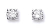 18k Yellow Gold Diamond Ring - 18ct White Gold 0.40ct Claw Set Diamond Stud Earrings - by Hearts Forever Jewellers