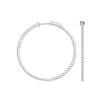 18k Yellow Gold Diamond Ring - 18ct WG 1.02ctw Diamond set Inside & Outside Hoop Earrings - by Hearts Forever Jewellers