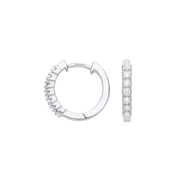 9k Yellow Gold Diamond Ring - 9ct White Gold 0.25ct Diamond Earrings - by Hearts Forever Jewellers