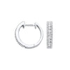 18k Yellow Gold Diamond Ring - 18ct White Gold 0.52ct Diamond Earrings - by Hearts Forever Jewellers