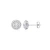 9k Yellow Gold Diamond Ring - 9ct White Gold Multi Circles Stud Diamond 0.36ctw Earrings - by Hearts Forever Jewellers