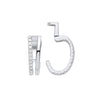 9k Yellow Gold Ring - 9ct White gold 0.08ct single cuff earring - by Hearts Forever Jewellers