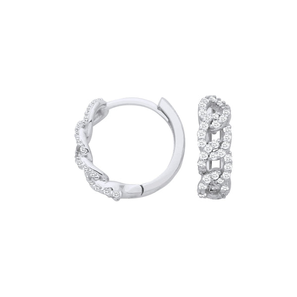 9k Yellow Gold Diamond Ring - 9ct White Gold Diamond 0.28ctw Huggie Earrings - by Hearts Forever Jewellers