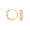 9k Yellow Gold Diamond Ring - 9ct Yellow Gold Diamond 0.28ctw Huggie Earrings - by Hearts Forever Jewellers