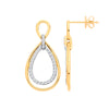 9k Yellow Gold Ring - 9ct Yellow Gold 0.49ctw Drop Earrings - by Hearts Forever Jewellers