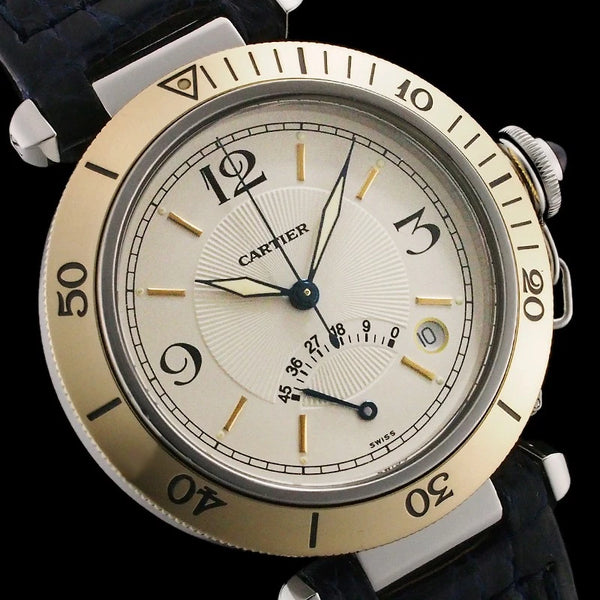 Pre-owned Cartier Pasha 38mm Power Reserve W3101255
