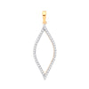 9k Yellow Gold Diamond Necklace - 9ct Yellow Gold 0.17ct Diamond Pendant - by Hearts Forever Jewellers