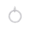 9k Yellow Gold Diamond Necklace - 9ct White Gold 0.60ct Circle of Life Diamond Pendant - by Hearts Forever Jewellers
