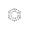 18k Yellow Gold Necklace - 18ct White Gold 0.56ctw Pendant - by Hearts Forever Jewellers