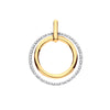9k Yellow Gold Necklace - 9ct Yellow Gold 0.10ctw Circle of Life Pendant - by Hearts Forever Jewellers