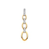 9k Yellow Gold Necklace - 9ct Yellow Gold 0.10ctw Drop Pendant - by Hearts Forever Jewellers