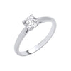 Platinum Diamond Ring - Platinum 0.50ct G/H-Si Diamond Engagement Ring - by Hearts Forever Jewellers